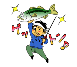 LET'S BASS FISHING!! sticker #80823