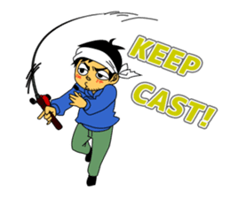 LET'S BASS FISHING!! sticker #80825