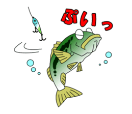 LET'S BASS FISHING!! sticker #80827