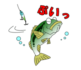 LET'S BASS FISHING!! sticker #80827