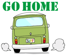 SURF STICKER sticker #81188