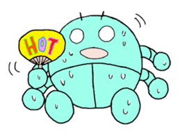 A PRETTY INSECT SHAPED ROBOT sticker #81200