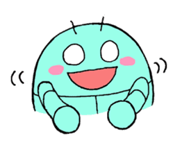 A PRETTY INSECT SHAPED ROBOT sticker #81220
