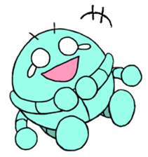 A PRETTY INSECT SHAPED ROBOT sticker #81226