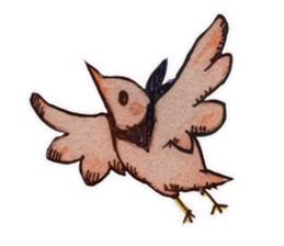 Birds STAMP  ein sticker #81366