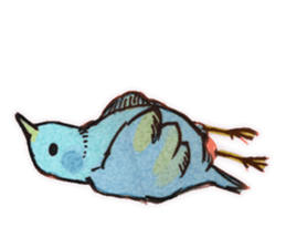 Birds STAMP  ein sticker #81377