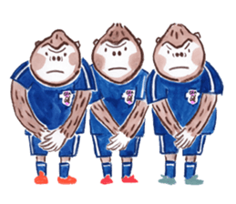 DARADARA GORILLA  SOCCER sticker #81548