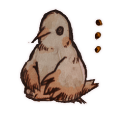 Birds STAMP zwei sticker #81669