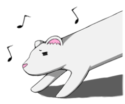 Stamp of ferret sticker #81769