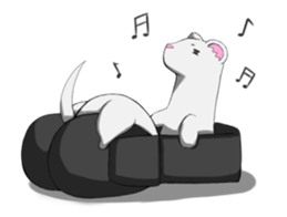 Stamp of ferret sticker #81794