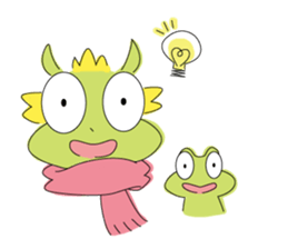 kamata&frog sticker #82157