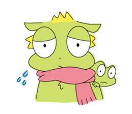 kamata&frog sticker #82165