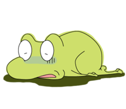 kamata&frog sticker #82176