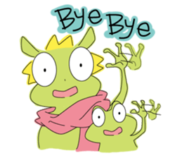 kamata&frog sticker #82187