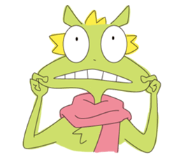 kamata&frog sticker #82192