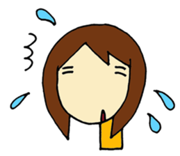 Rain & Shine! Eventful Tsugu-chan, JAPAN sticker #82242