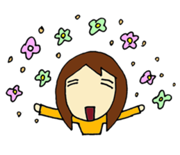 Rain & Shine! Eventful Tsugu-chan, JAPAN sticker #82246