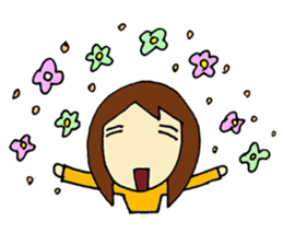 Rain & Shine! Eventful Tsugu-chan, JAPAN sticker #82246