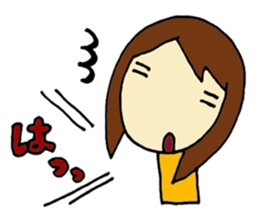 Rain & Shine! Eventful Tsugu-chan, JAPAN sticker #82252