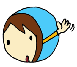 Rain & Shine! Eventful Tsugu-chan, JAPAN sticker #82256