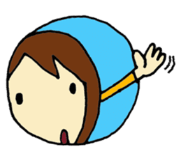 Rain & Shine! Eventful Tsugu-chan, JAPAN sticker #82256