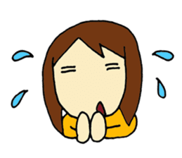 Rain & Shine! Eventful Tsugu-chan, JAPAN sticker #82266