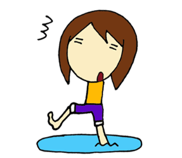 Rain & Shine! Eventful Tsugu-chan, JAPAN sticker #82267