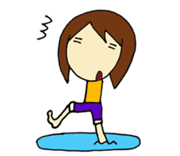 Rain & Shine! Eventful Tsugu-chan, JAPAN sticker #82267