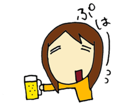 Rain & Shine! Eventful Tsugu-chan, JAPAN sticker #82273