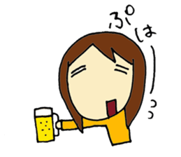 Rain & Shine! Eventful Tsugu-chan, JAPAN sticker #82273