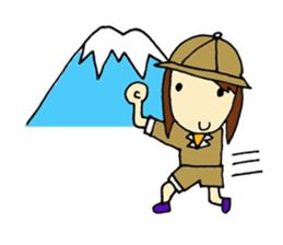 Rain & Shine! Eventful Tsugu-chan, JAPAN sticker #82274