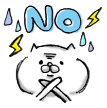 White guy sticker #82542