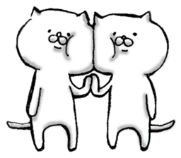 White guy sticker #82555