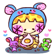 Hanappe*Animal sticker #82758