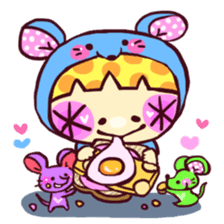 Hanappe*Animal sticker #82758