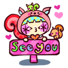 Hanappe*Animal sticker #82760