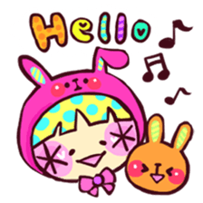 Hanappe*Animal sticker #82763