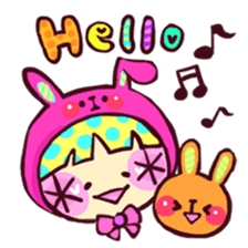 Hanappe*Animal sticker #82763