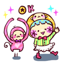 Hanappe*Animal sticker #82771