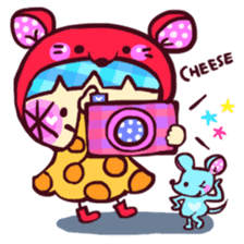 Hanappe*Animal sticker #82774