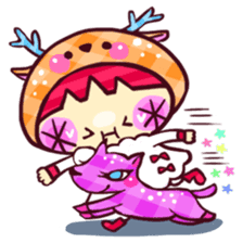 Hanappe*Animal sticker #82784