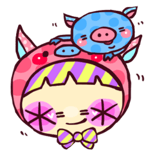 Hanappe*Animal sticker #82785