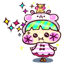 Hanappe*Animal sticker #82789