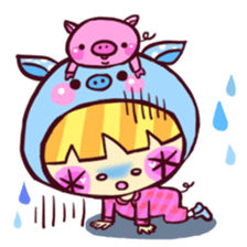 Hanappe*Animal sticker #82791