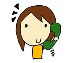 Japanese messages of Tsugu-chan -1st- sticker #83109