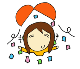 Japanese messages of Tsugu-chan -1st- sticker #83111