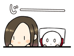 Hara Yumi's MaruMaru Radio Stamp sticker #83319