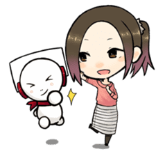 Hara Yumi's MaruMaru Radio Stamp sticker #83325