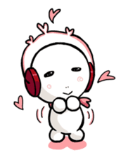 Hara Yumi's MaruMaru Radio Stamp sticker #83331