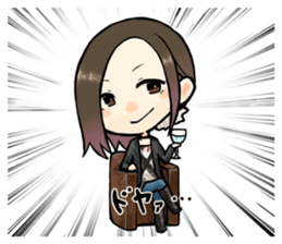 Hara Yumi's MaruMaru Radio Stamp sticker #83346